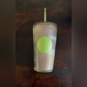 16oz Halloween edition Starbucks cup with straw
